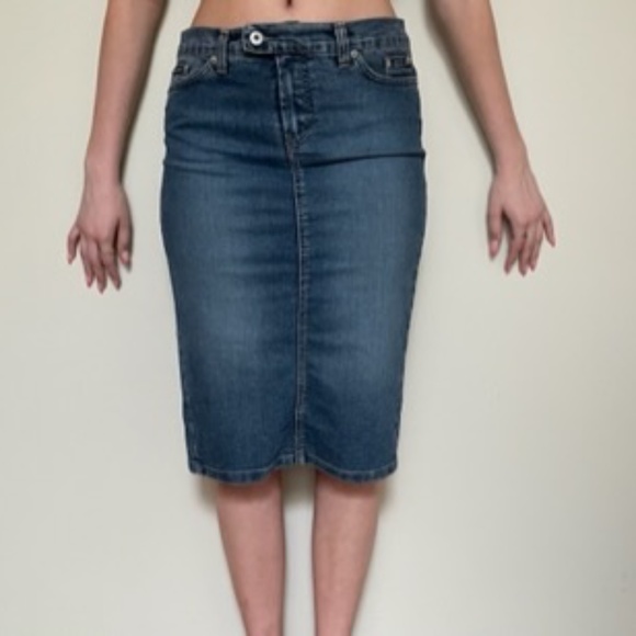 D&G pencil skirt 42 low rise jeans with pockets stretchy dolce & Gabbana